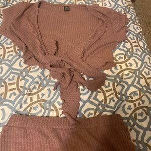 SHEIN crop top/shorts BNWT